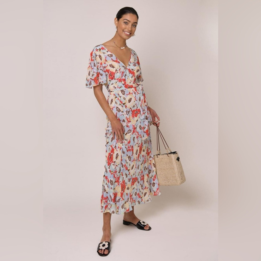 Rixo Womens Evie – Poppies Multi dress size L